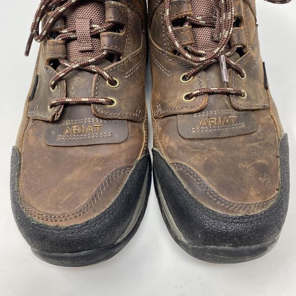 Ariat Terrain H2O Shoes Mens Size 11.5 Brown Leather Waterproof Hiking 10002183 - Picture 6 of 13